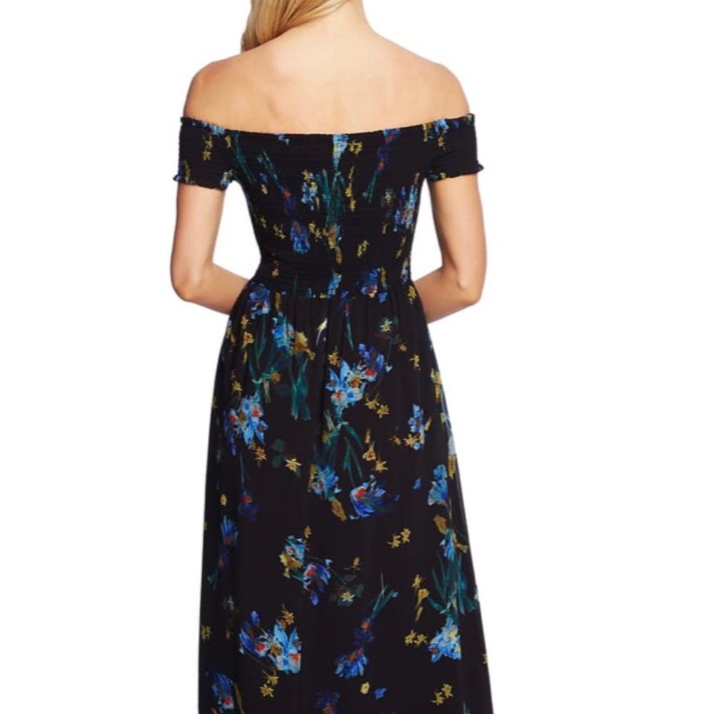 CeCe Off the Shoulder Floral Maxi Dress